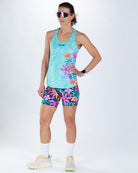 Zoot Sports RUN SHORTS 6" INSEAM Women's Ltd Run 6" Pulse High-Rise Short - Florescence