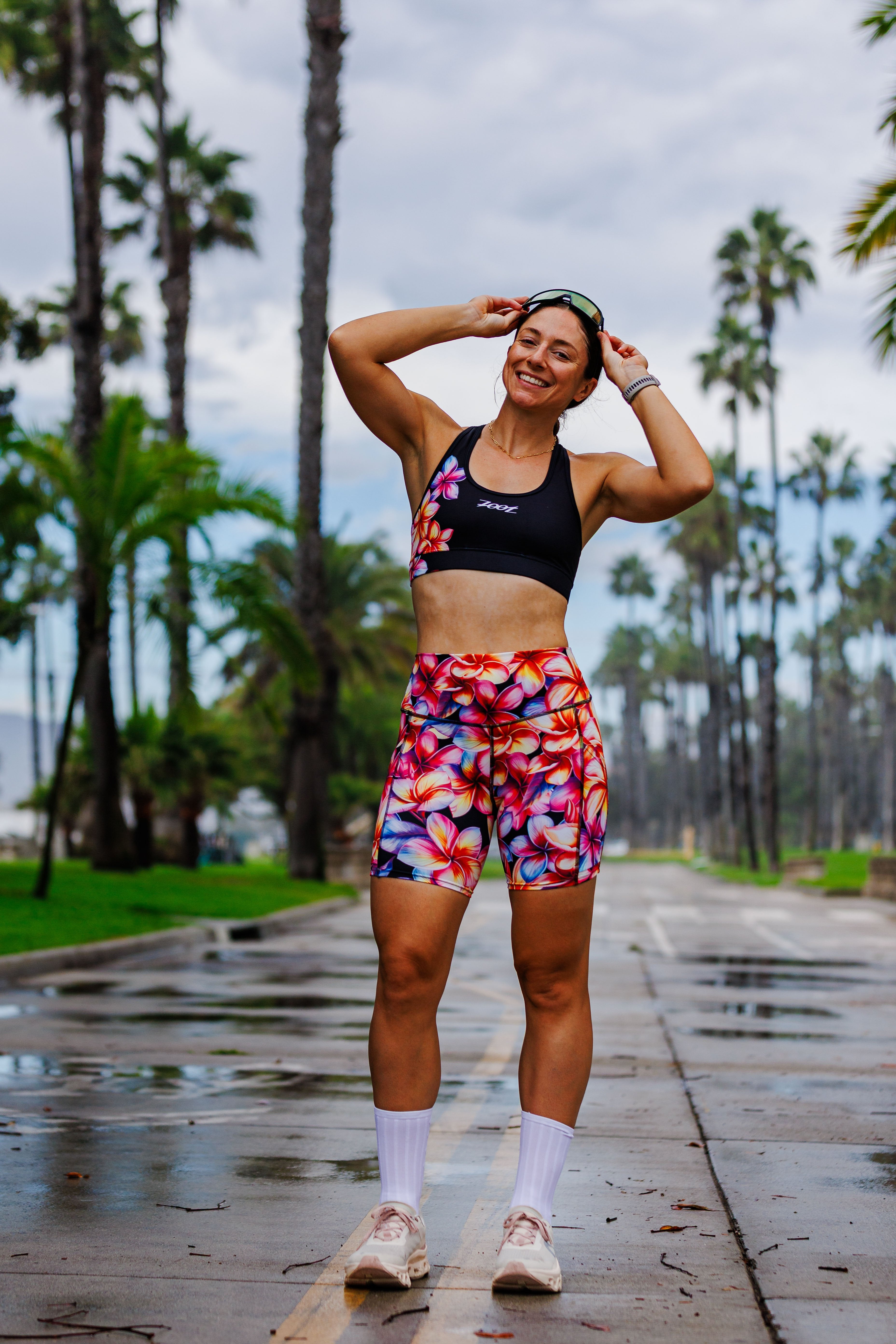 Zoot Sports RUN SHORTS 6" INSEAM Women's Ltd Run 6" Pulse High-Rise Short - Kaholo