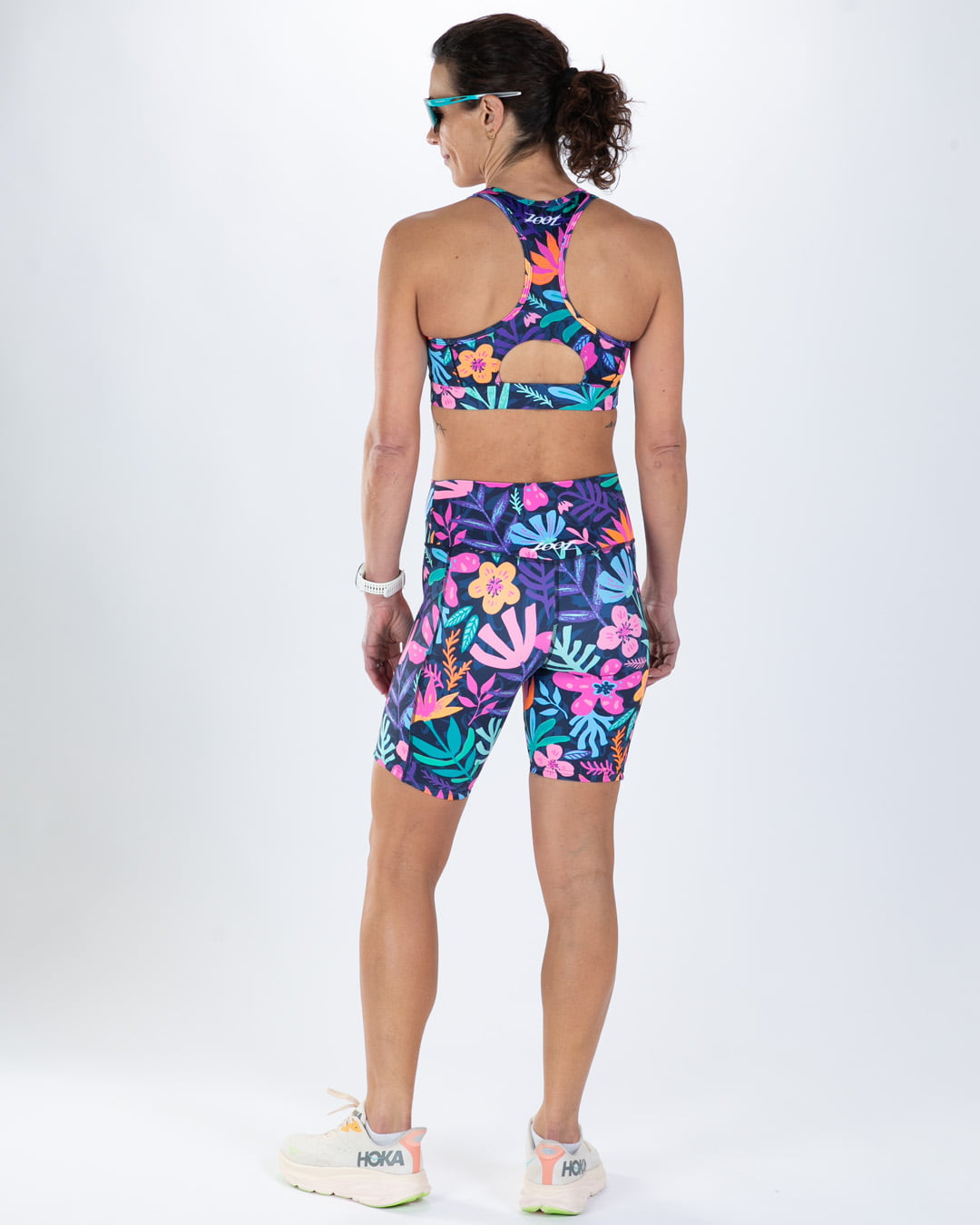 Zoot Sports RUN SHORTS 8" INSEAM Women's Ltd Run 8" Pulse High-Rise Short - Florescence