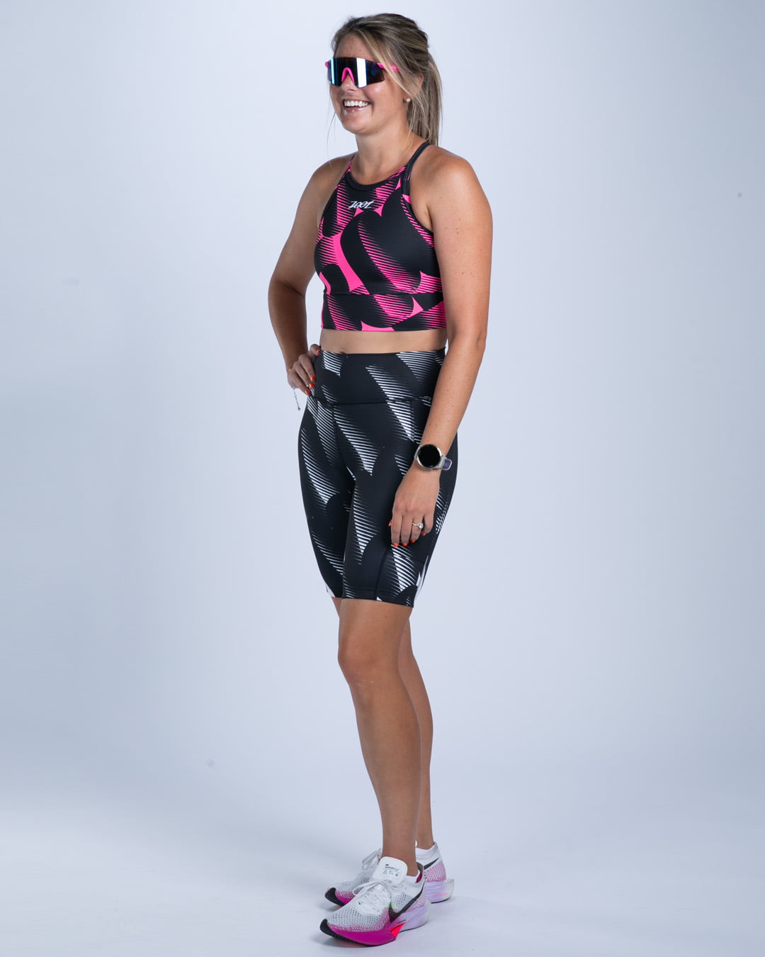Zoot Sports RUN SHORTS 8" INSEAM Women's Ltd Run 8" Pulse High-Rise Short - Icon