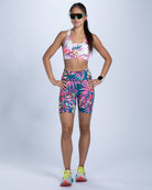 Zoot Sports RUN SHORTS 8" INSEAM Women's Ltd Run 8" Pulse High-Rise Short - Island Original