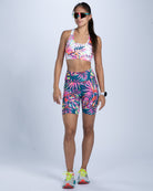 Zoot Sports RUN SHORTS 8" INSEAM Women's Ltd Run 8" Pulse High-Rise Short - Island Original