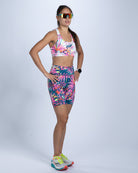 Zoot Sports RUN SHORTS 8" INSEAM Women's Ltd Run 8" Pulse High-Rise Short - Island Original