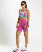 Zoot Sports RUN SHORTS 8" INSEAM Women's Ltd Run 8" Pulse High-Rise Short - Paradise