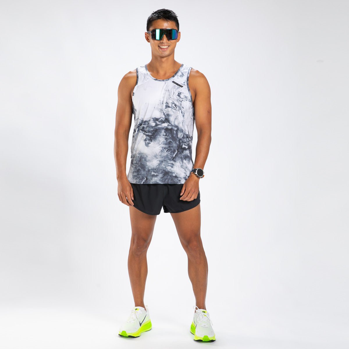 Zoot Sports RUN SINGLET Men's Elite Run Singlet - Vapor White