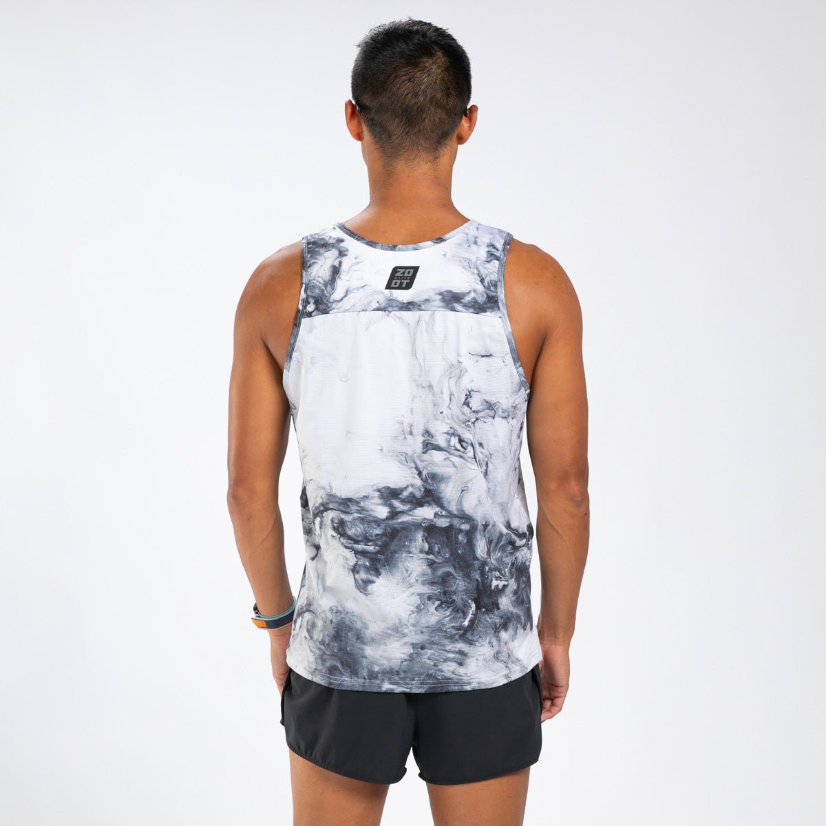 Zoot Sports RUN SINGLET Men's Elite Run Singlet - Vapor White