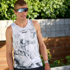 Zoot Sports RUN SINGLET Men's Elite Run Singlet - White Hot