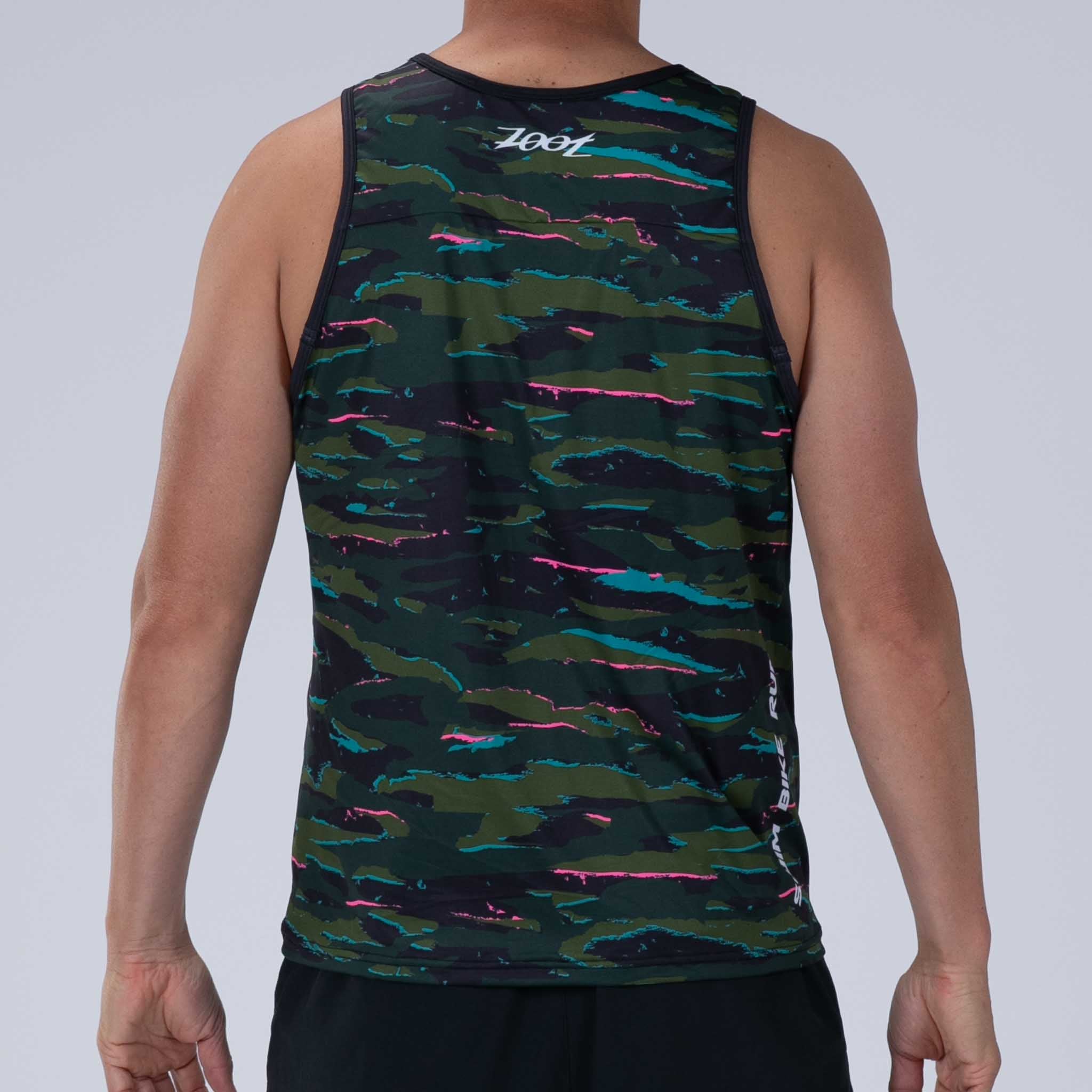 Zoot Sports RUN SINGLET Men's Ltd Run Singlet - Cali Camo