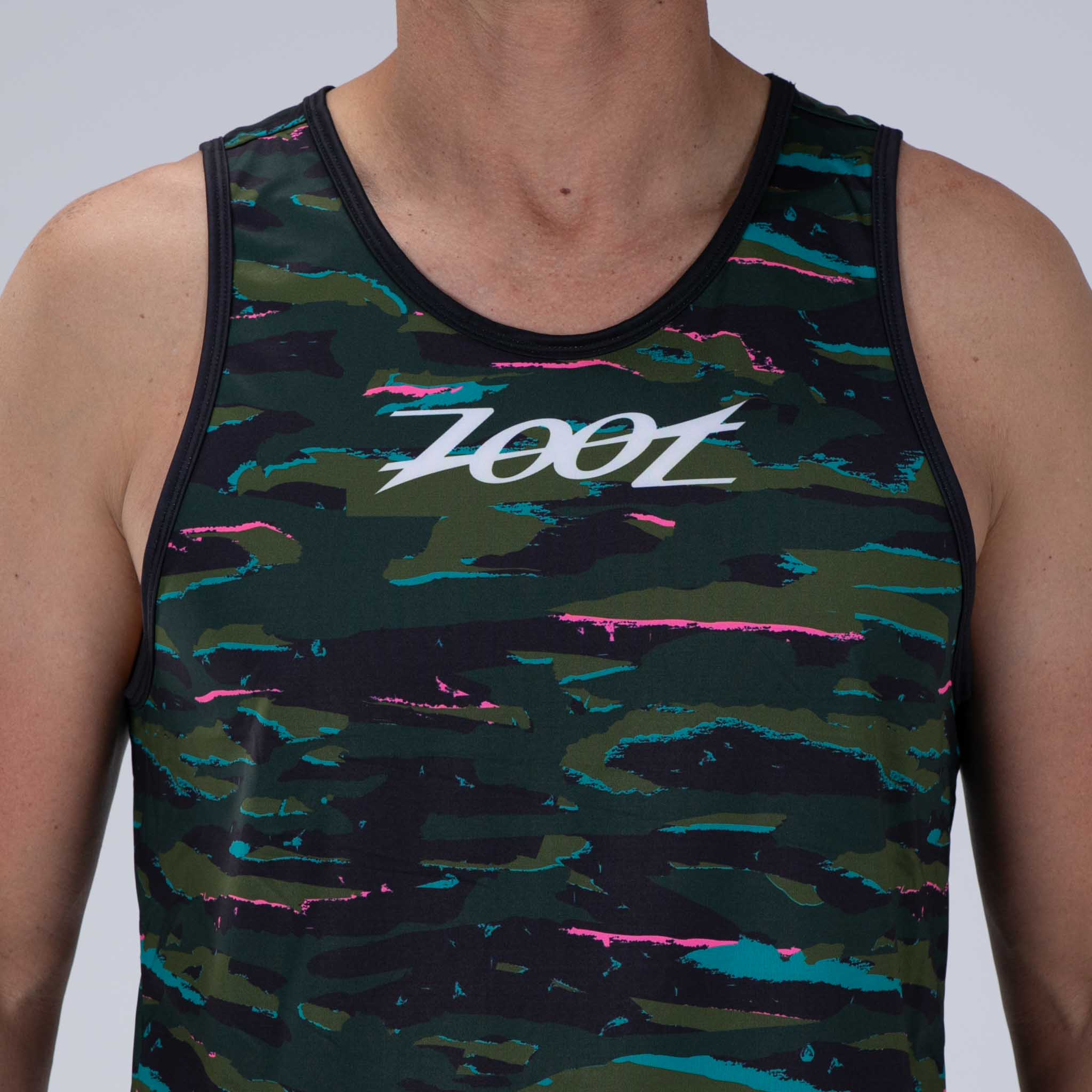 Zoot Sports RUN SINGLET Men's Ltd Run Singlet - Cali Camo