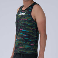 Zoot Sports RUN SINGLET Men's Ltd Run Singlet - Cali Camo