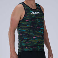 Zoot Sports RUN SINGLET Men's Ltd Run Singlet - Cali Camo