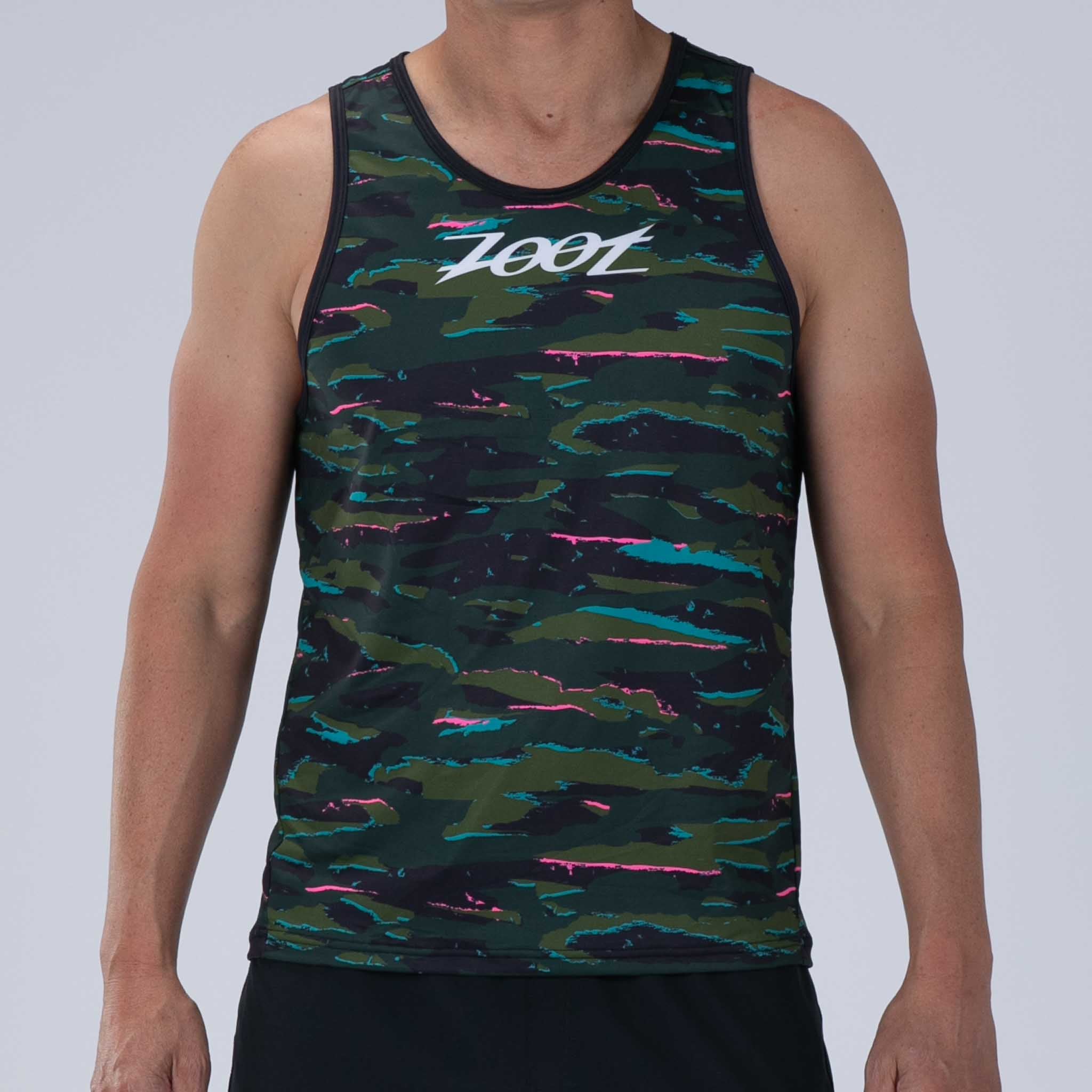 Zoot Sports RUN SINGLET Men's Ltd Run Singlet - Cali Camo