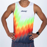 Zoot Sports RUN SINGLET Men's Ltd Run Singlet - Costa Del Sol