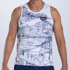 Zoot Sports RUN SINGLET Men's Ltd Run Singlet - Cote d'Azur
