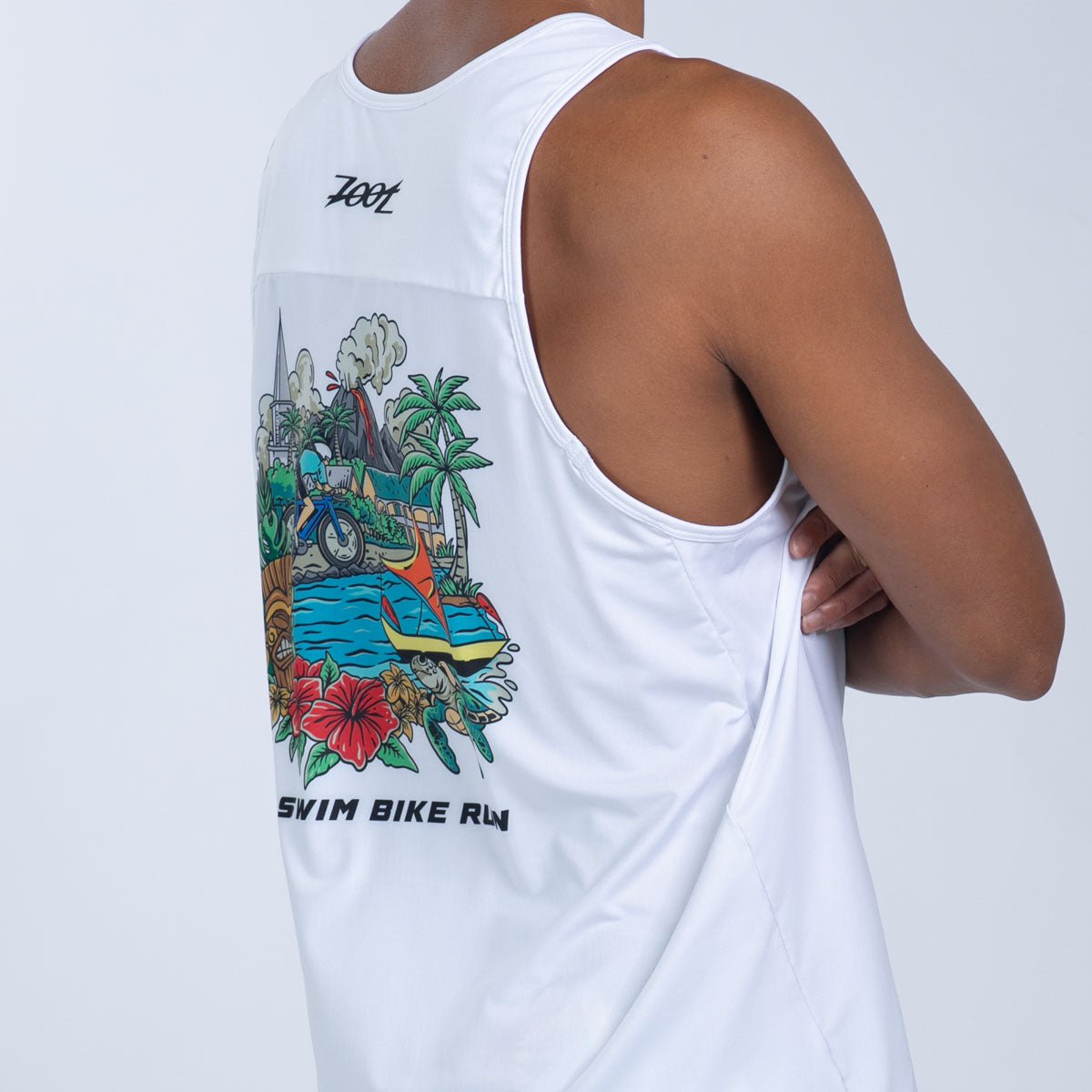 Zoot Sports RUN SINGLET Men's Ltd Run Singlet - Dig Me Beach