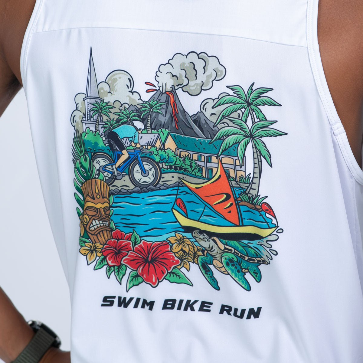 Zoot Sports RUN SINGLET Men's Ltd Run Singlet - Dig Me Beach