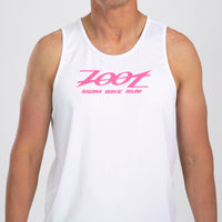 Zoot Sports RUN SINGLET Men's Ltd Run Singlet - Flamingo