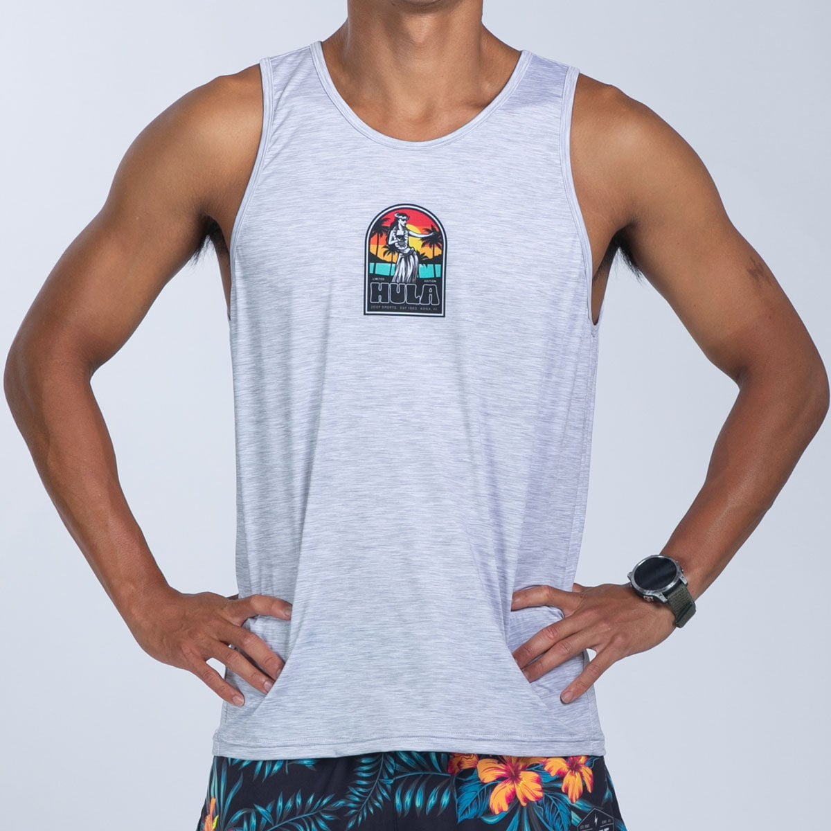 Zoot Sports RUN SINGLET Men's Ltd Run Singlet - Heather Hula