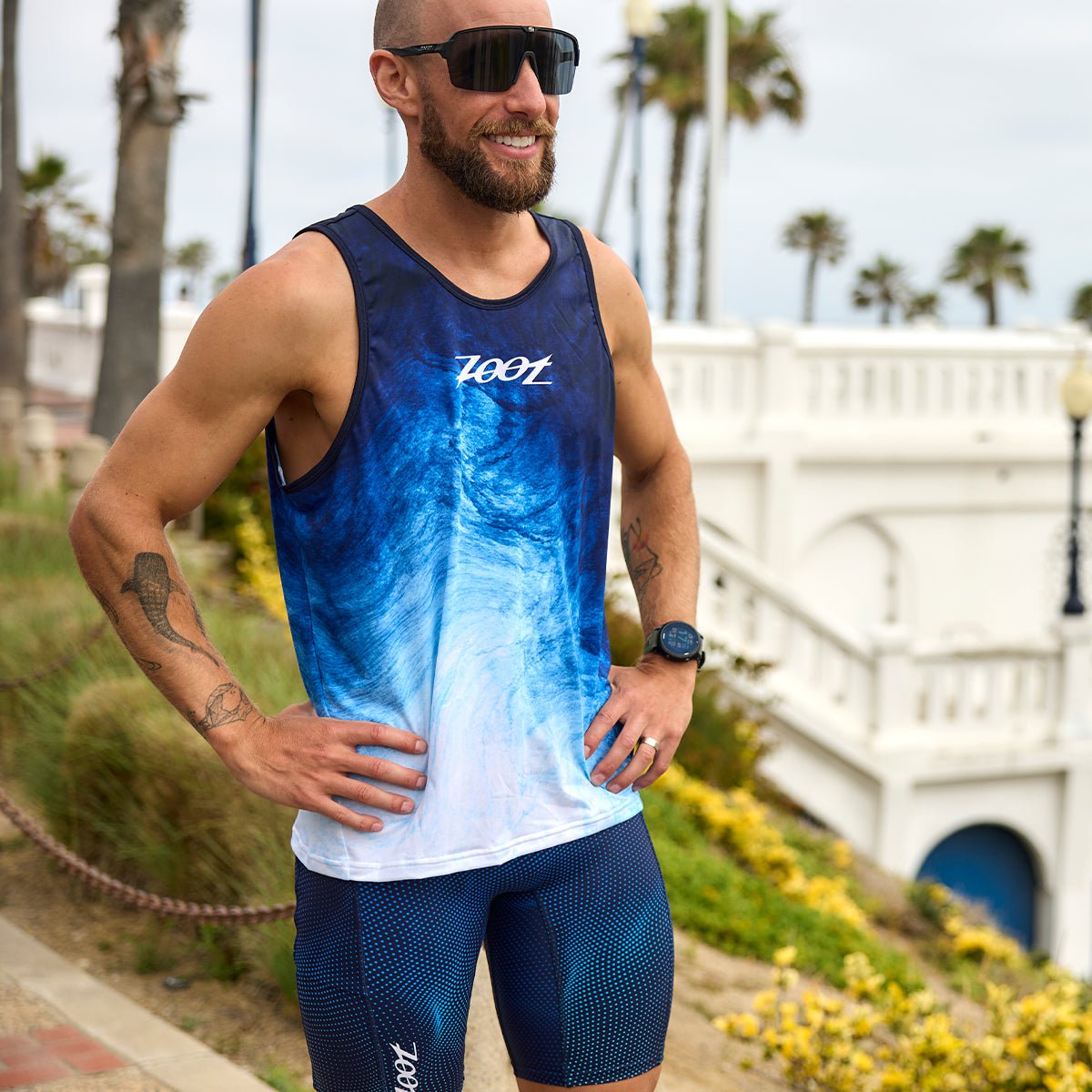 Zoot Sports RUN SINGLET Men's Ltd Run Singlet - La Plage