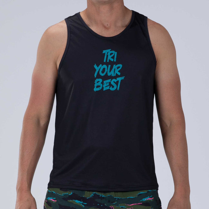 Zoot Sports RUN SINGLET Men's Ltd Run Singlet - Tri Your Best