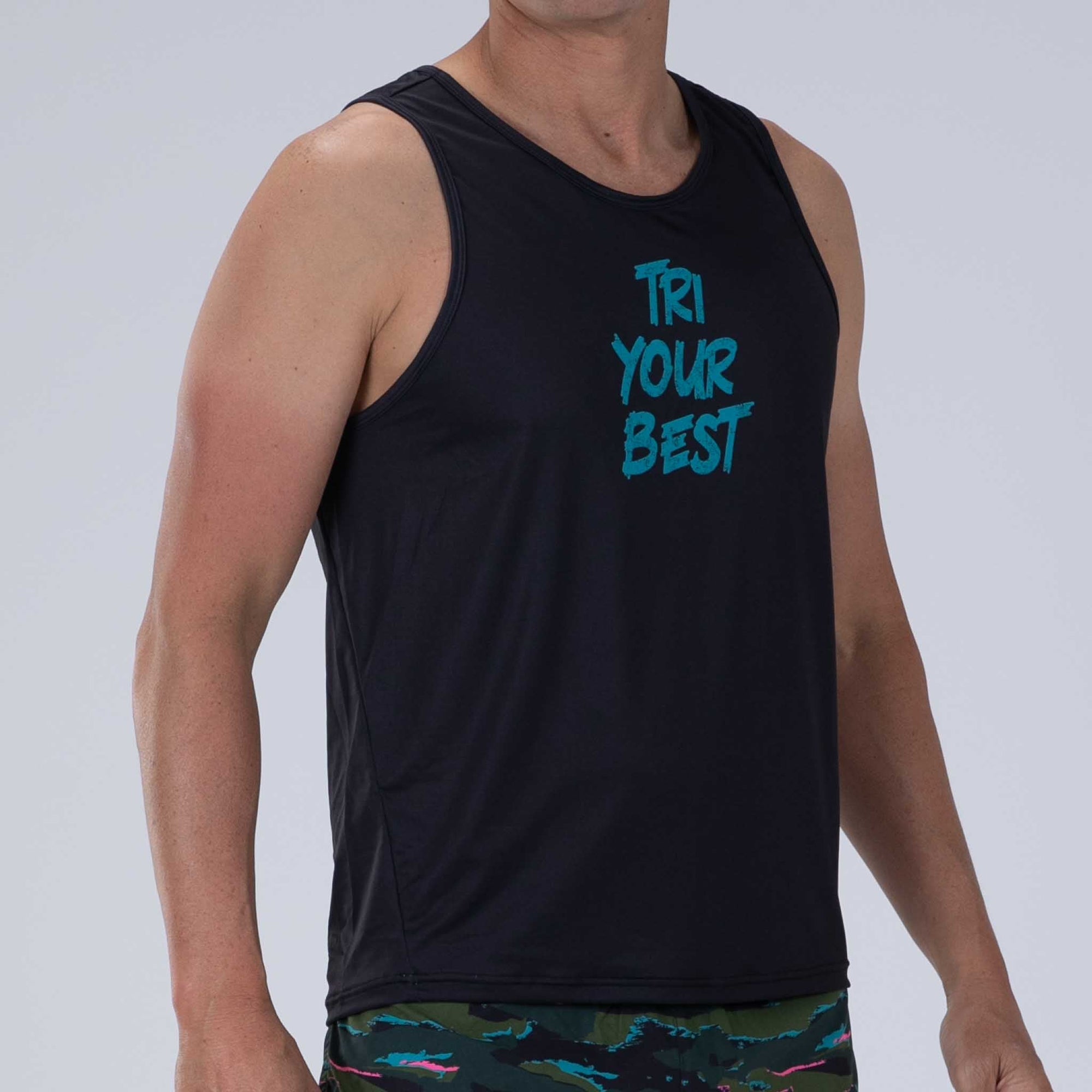 Zoot Sports RUN SINGLET Men's Ltd Run Singlet - Tri Your Best