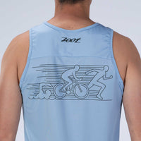 Zoot Sports RUN SINGLET Men's Ltd Run Singlet - Triple Threat