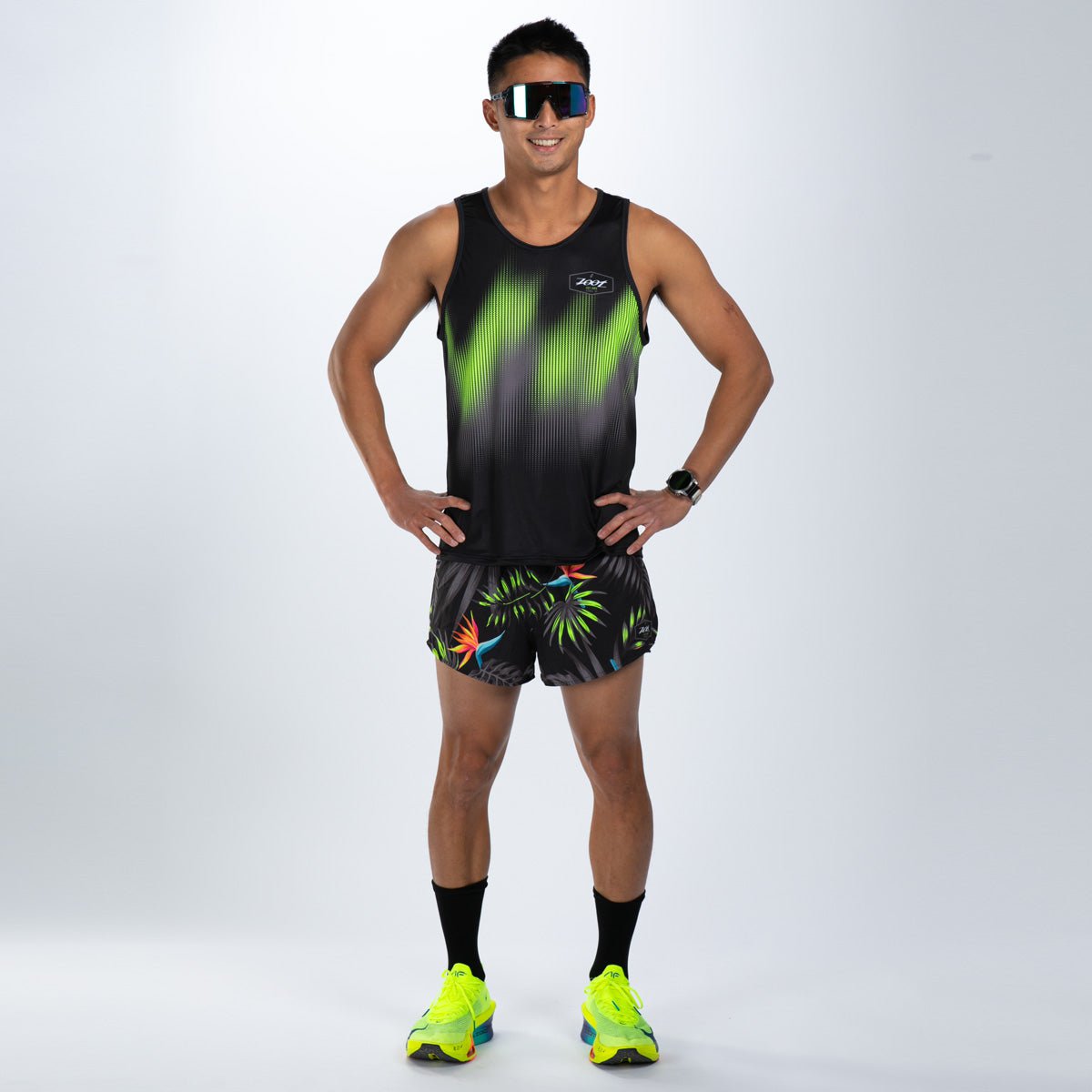 Zoot Sports RUN SINGLET Men's Ltd Run Singlet - Tropical Magic