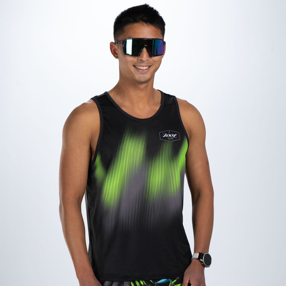 Zoot Sports RUN SINGLET Men's Ltd Run Singlet - Tropical Magic