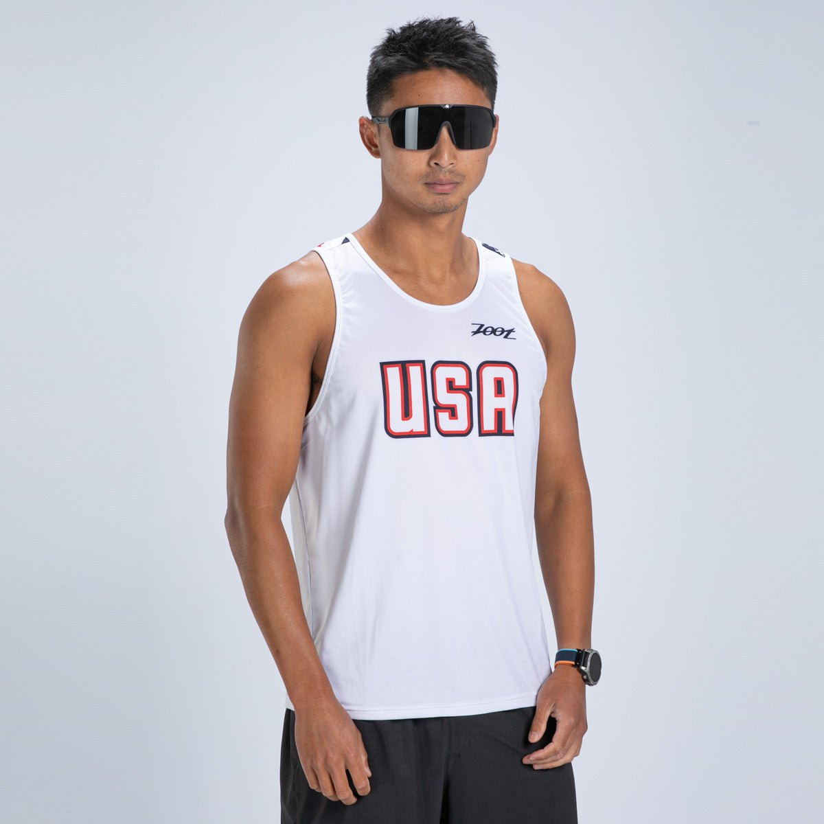 Zoot Sports RUN SINGLET Men's Ltd Run Singlet - USA Flag