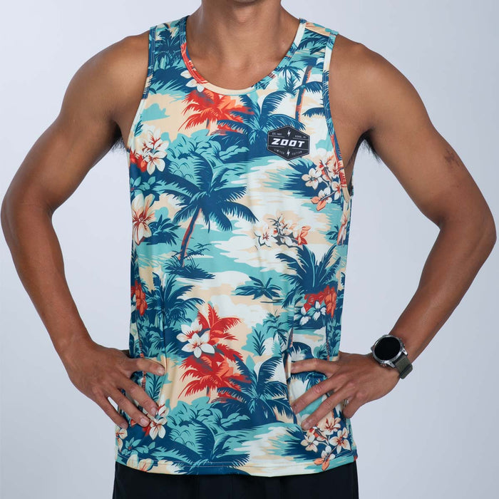 Zoot Sports RUN SINGLET Men's Ltd Run Singlet - Vintage Hula