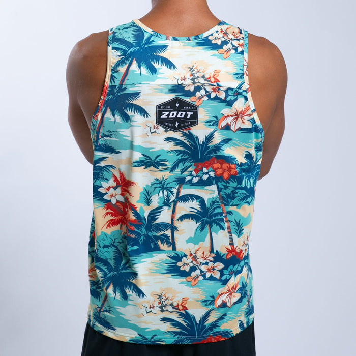 Zoot Sports RUN SINGLET Men's Ltd Run Singlet - Vintage Hula