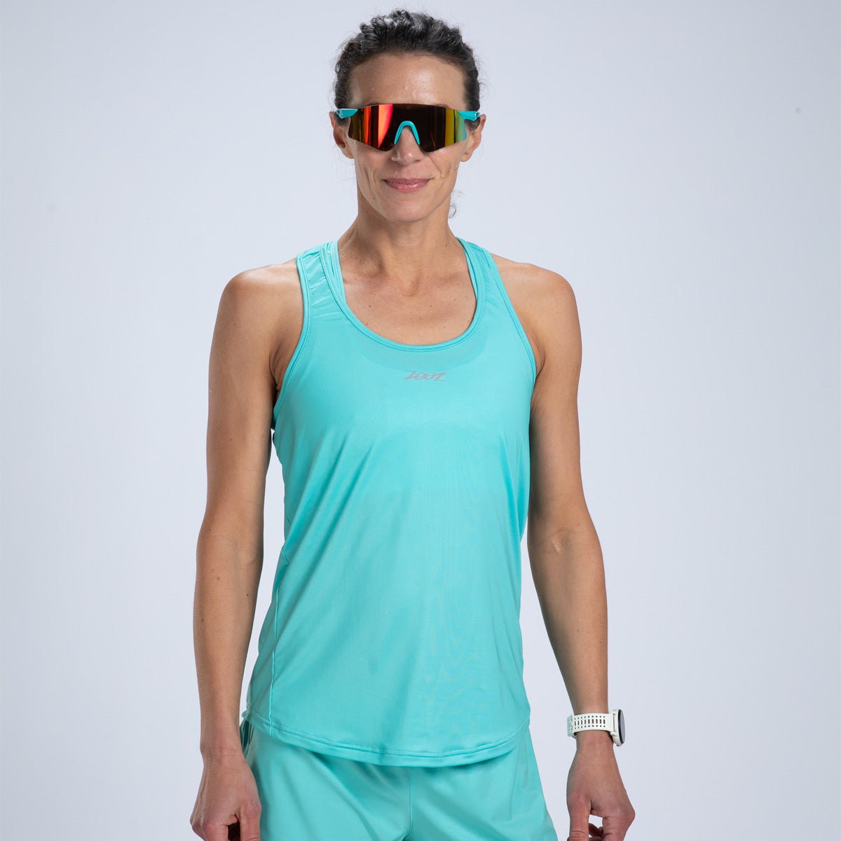 Zoot Sports RUN SINGLET Women's Core Run Singlet - Aqua Blue