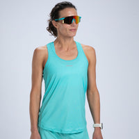 Zoot Sports RUN SINGLET Women's Core Run Singlet - Aqua Blue