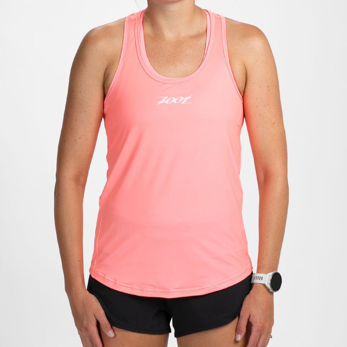 Zoot Sports RUN SINGLET Women's Core Run Singlet - Neon Coral