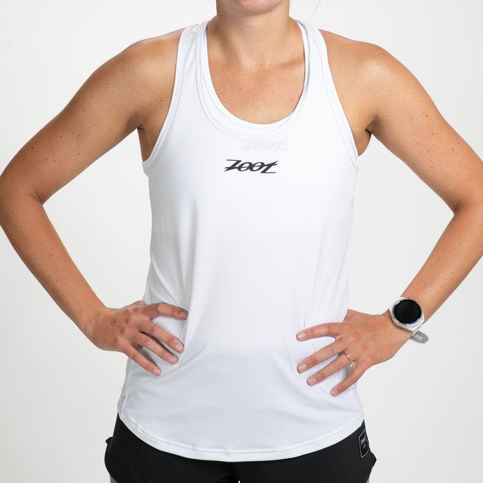 Zoot Sports RUN SINGLET Women's Core Run Singlet - White