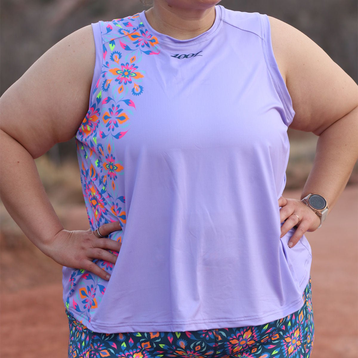 Zoot Sports RUN SINGLET Women's Ltd Run Athena Singlet - Kaleidoscope