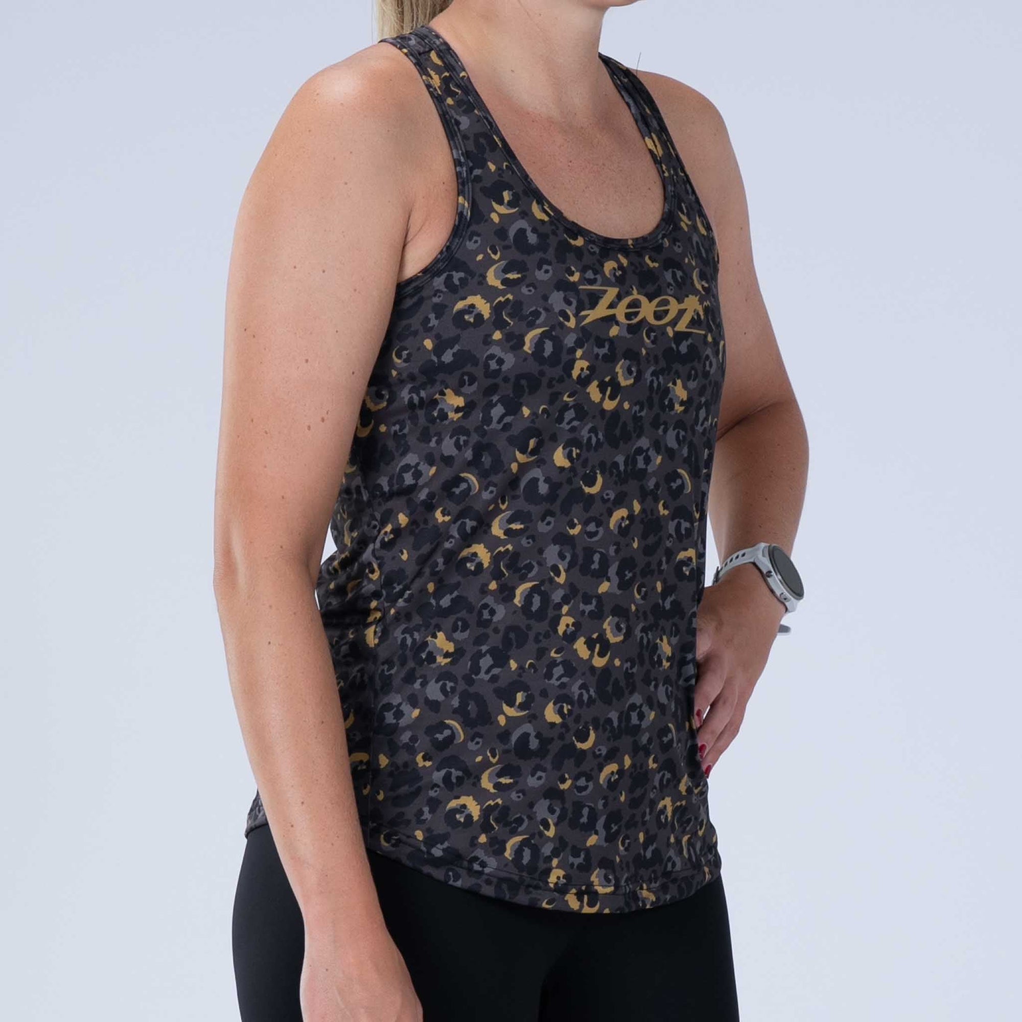 Zoot Sports RUN SINGLET Women's Ltd Run Singlet - Cheetah