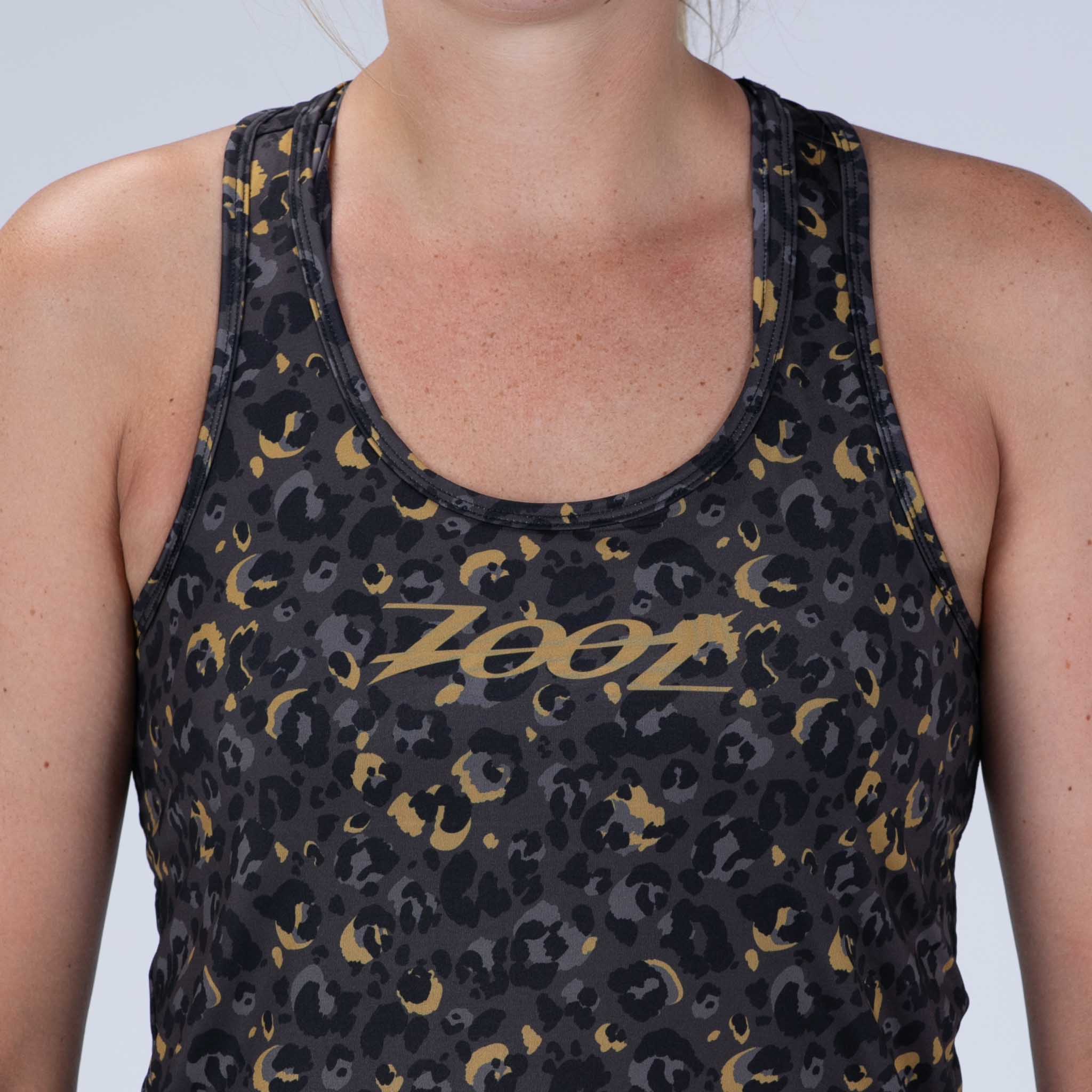 Zoot Sports RUN SINGLET Women's Ltd Run Singlet - Cheetah