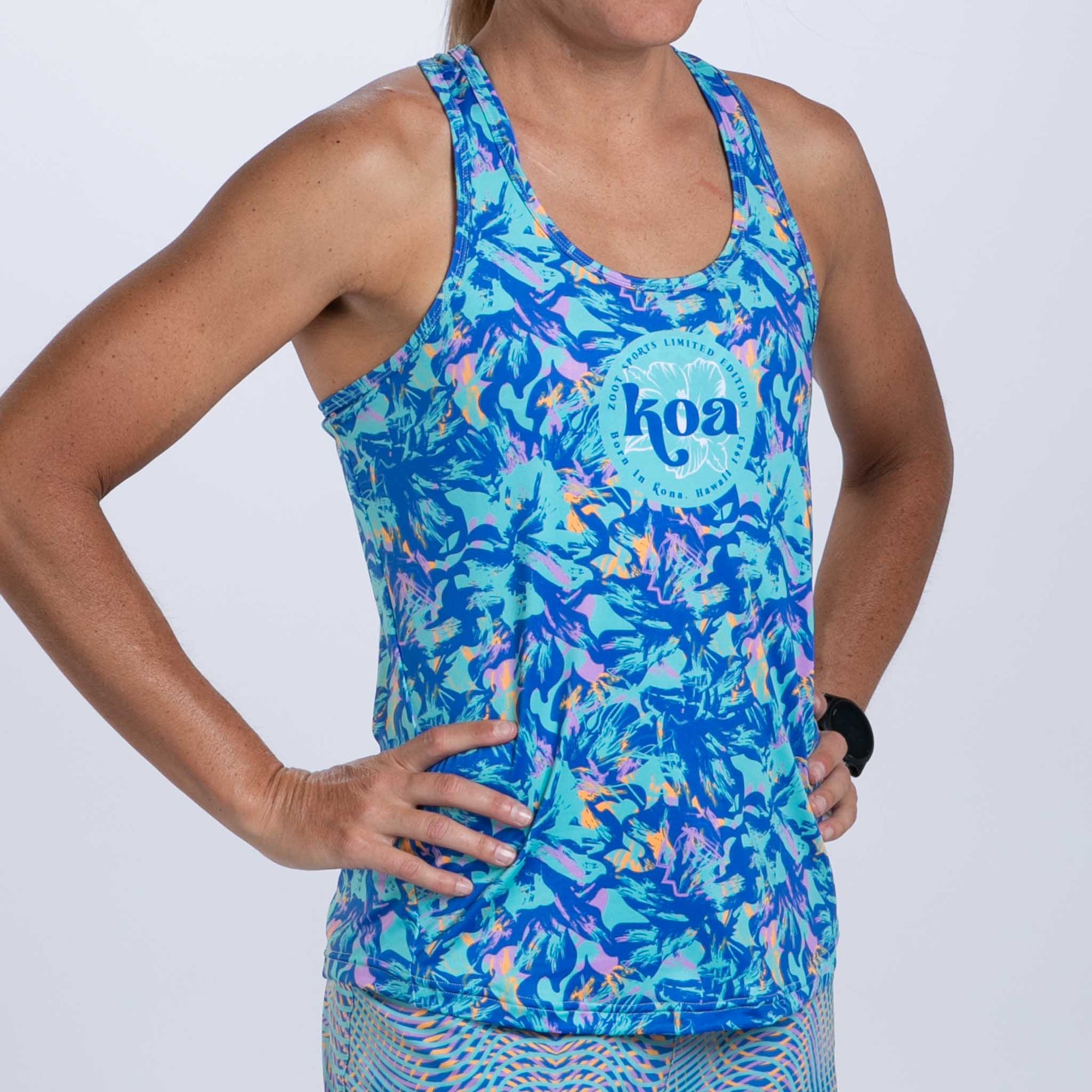 Zoot Sports RUN SINGLET Women's Ltd Run Singlet - Koa Blue