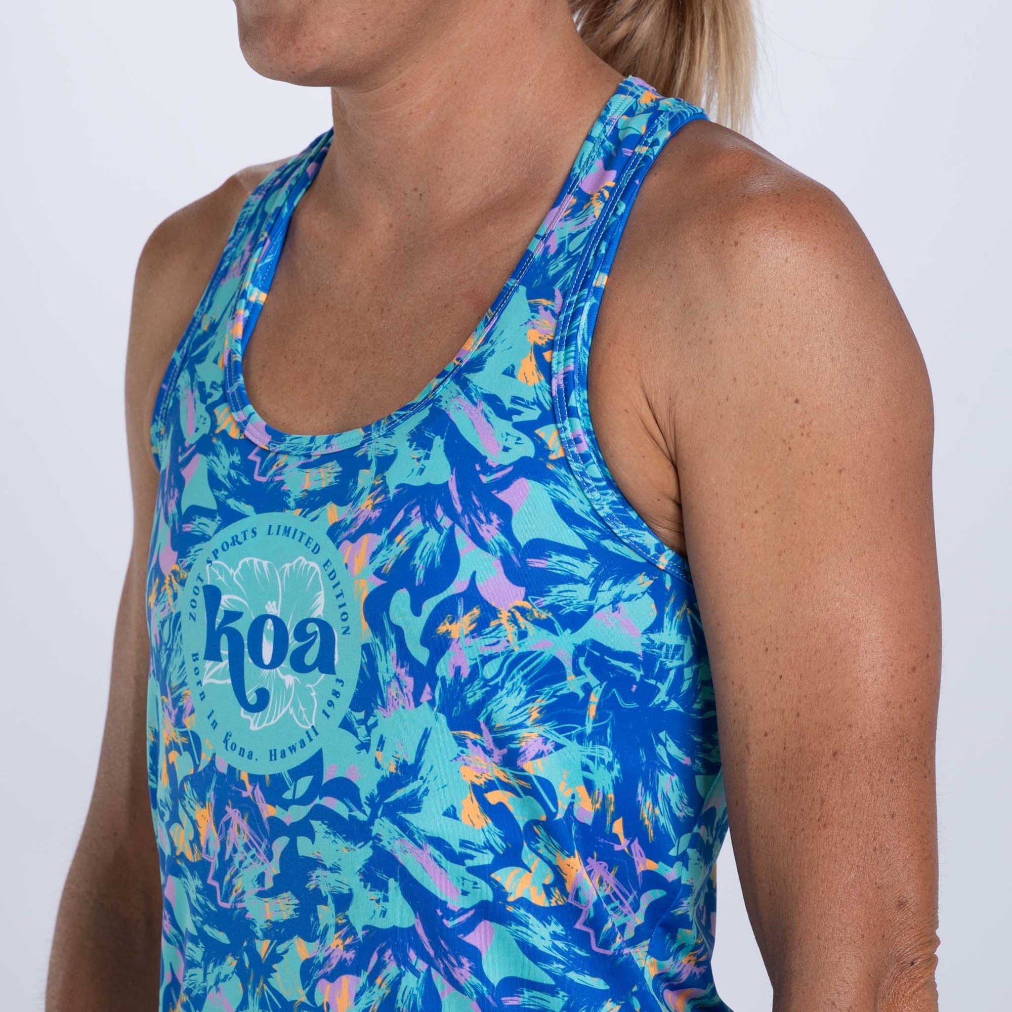 Zoot Sports RUN SINGLET Women's Ltd Run Singlet - Koa Blue