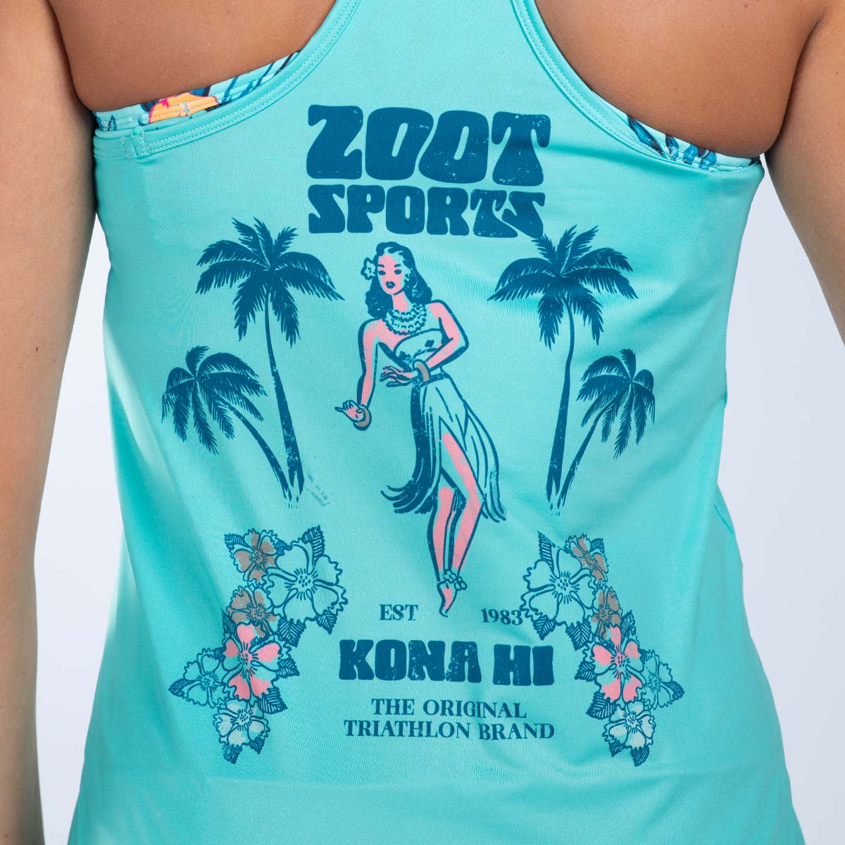 Zoot Sports RUN SINGLET Women's Ltd Run Singlet - Mint Hula