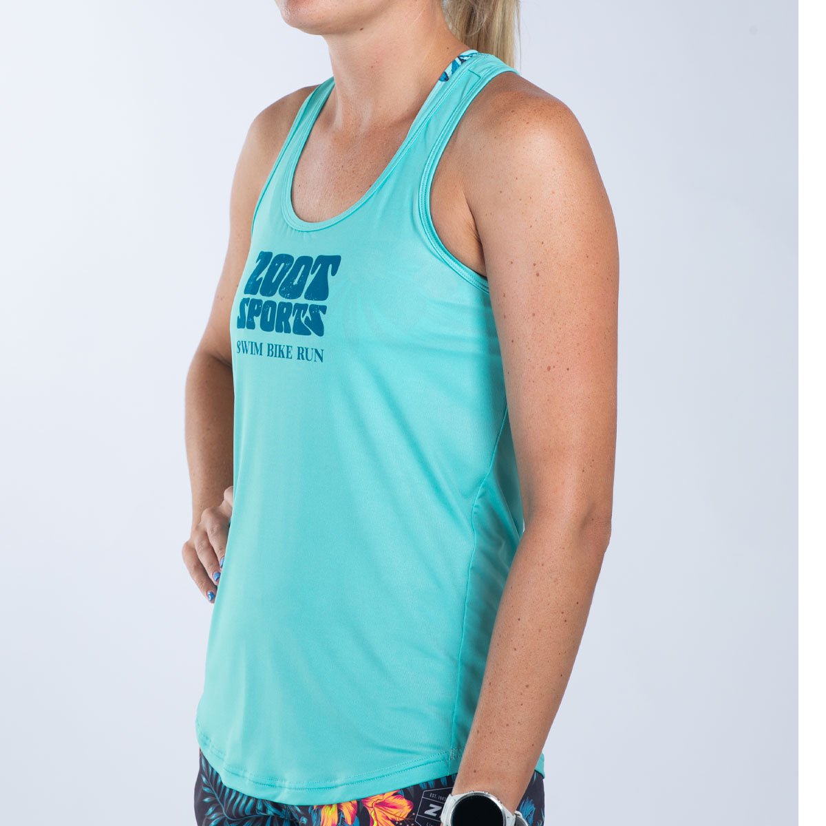 Zoot Sports RUN SINGLET Women's Ltd Run Singlet - Mint Hula