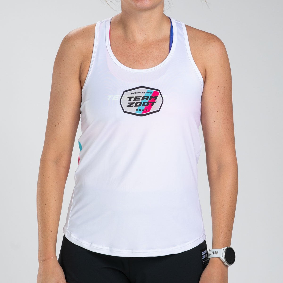 Zoot Sports RUN SINGLET Women's Ltd Run Singlet - TZ Summer Series 2024 White