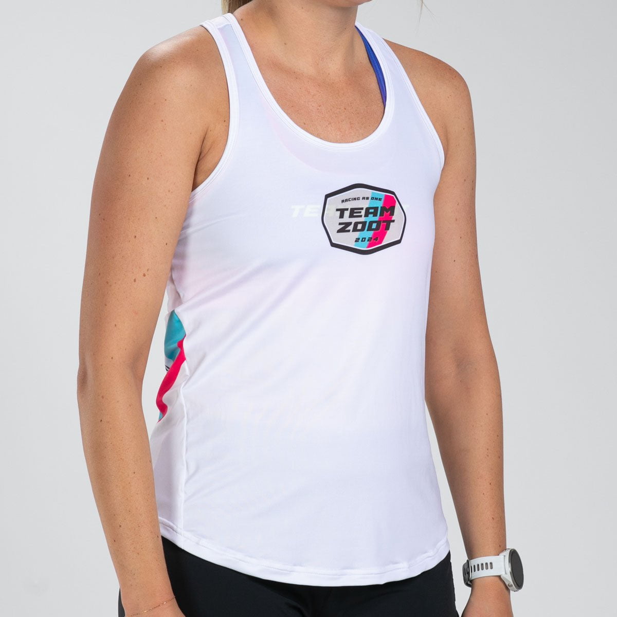 Zoot Sports RUN SINGLET Women's Ltd Run Singlet - TZ Summer Series 2024 White