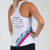 Zoot Sports RUN SINGLET Women's Ltd Run Singlet - TZ Summer Series 2024 White