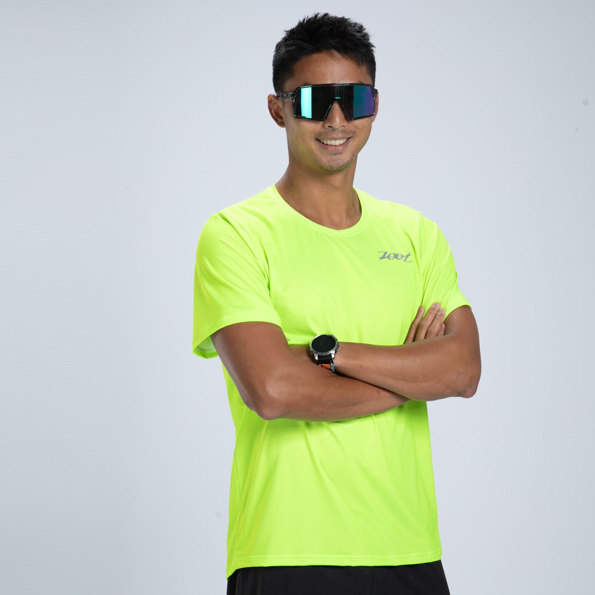 Zoot Sports RUN TEE Men's Core Run Tee - Hyper Yellow