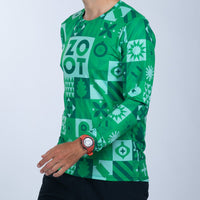 Zoot Sports RUN TEE Men's Ltd Run Ls Tee - Holiday Spirit