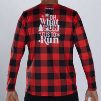 Zoot Sports RUN TEE Men's Ltd Run Ls Tee - Lumberjack