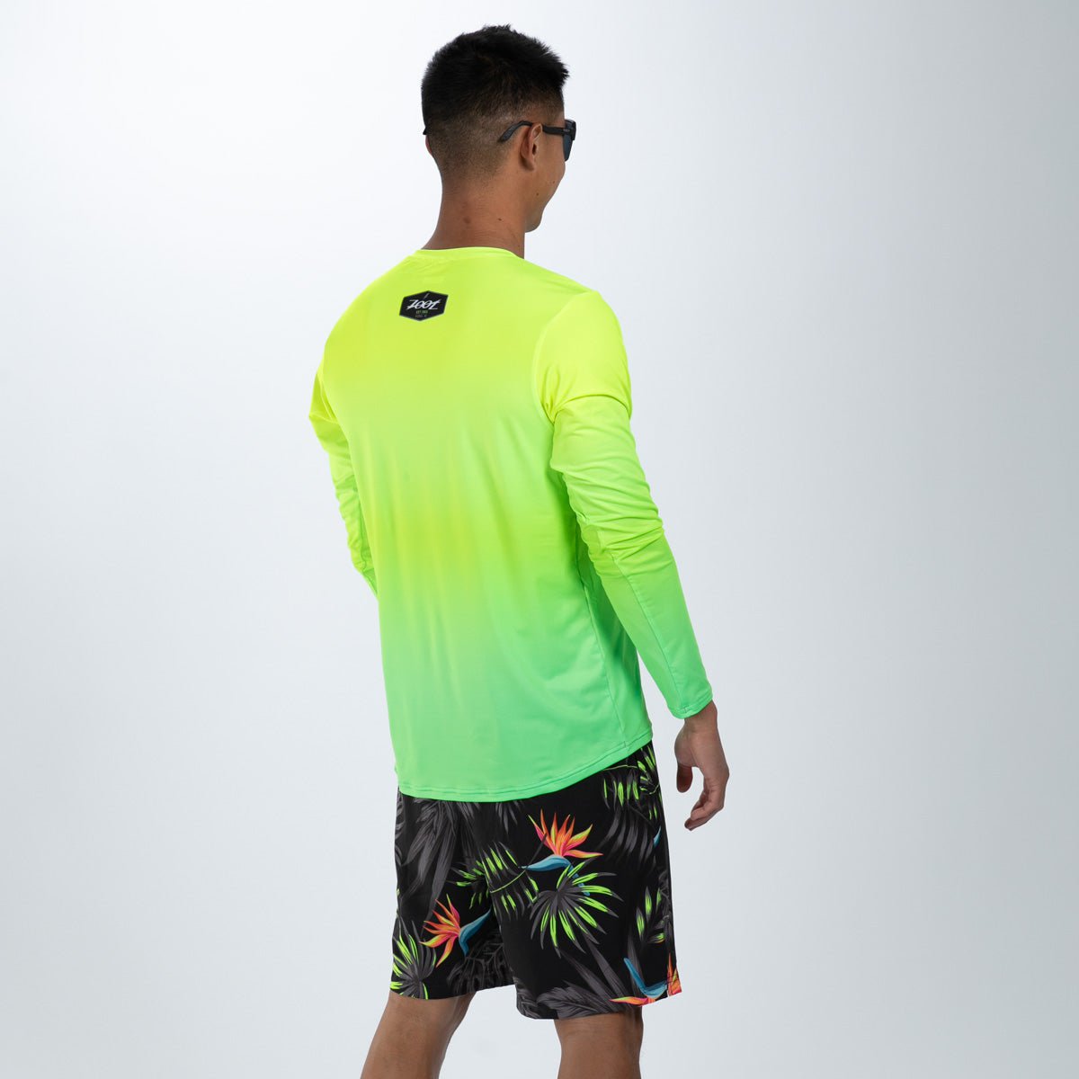 Zoot Sports RUN TEE Men's Ltd Run Ls Tee - Tropical Magic