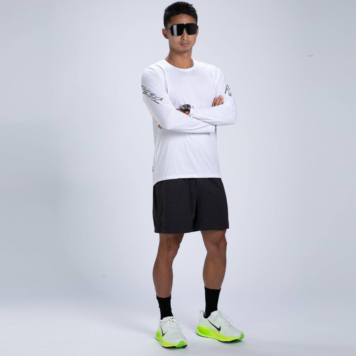 Zoot Sports RUN TEE Men's Ltd Run Sun Stop Ls Tee - UPF White